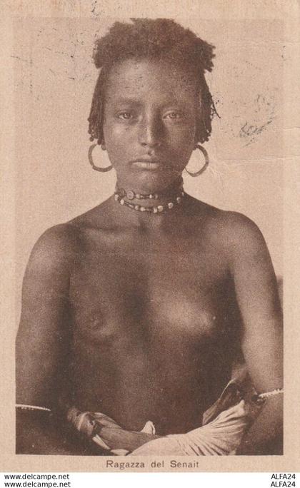 CARTOLINA RAGAZZA SENAIT ETIOPIA COLONIE ITALIANE - (V_4086