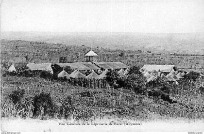 ETHIOPIE - ABYSSINIE< BELLE VUE GENERALE DE LA LEPROSERIE DE HARAR