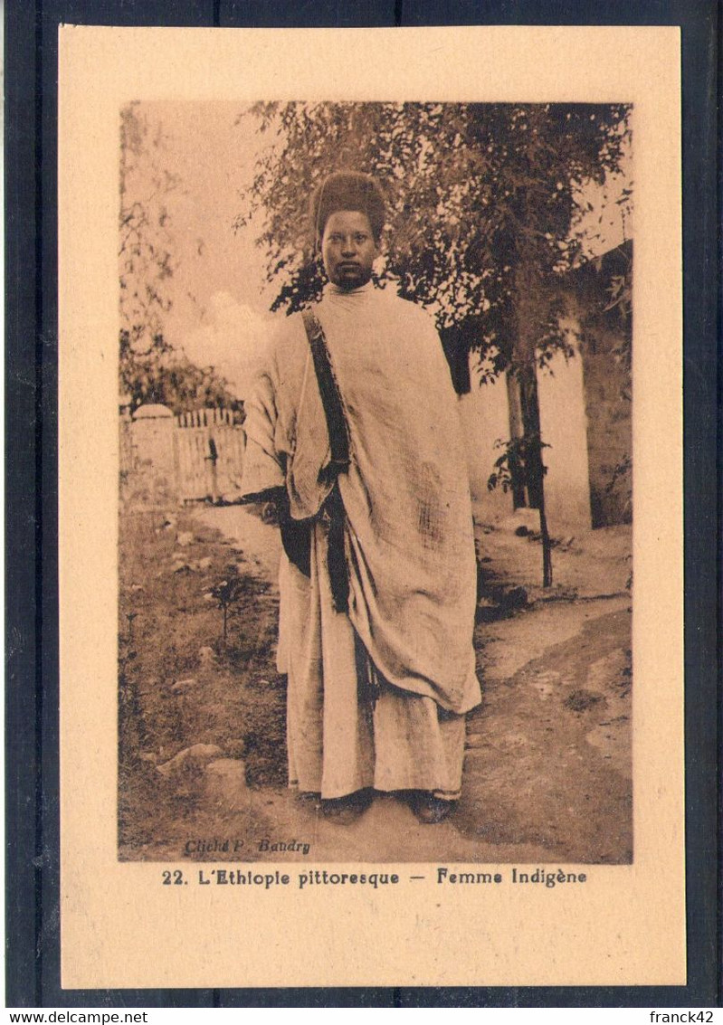 ethiopie. femme indigène