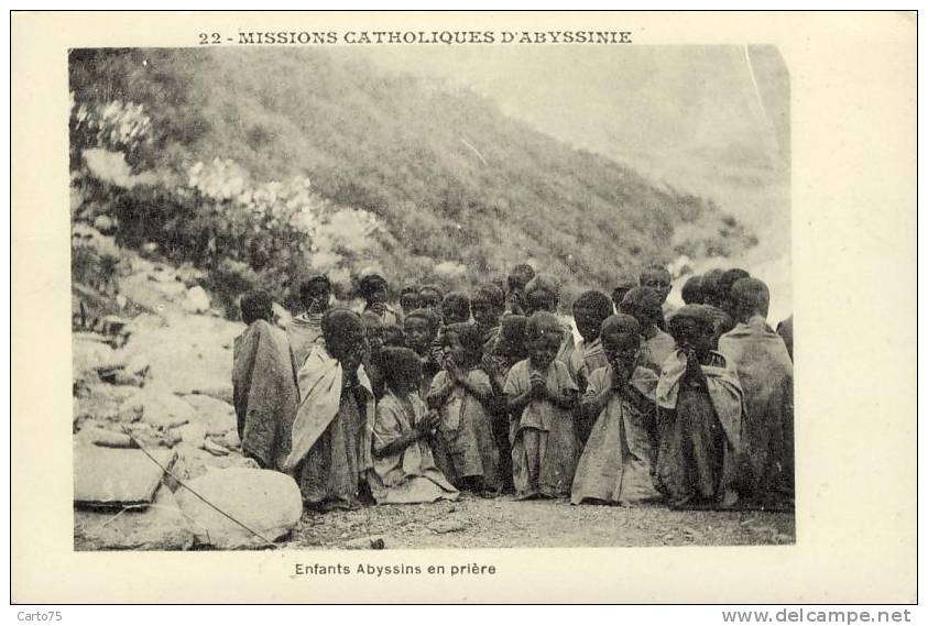 Ethiopie - Missions Catholiques Abyssinie - Religion - Enfants
