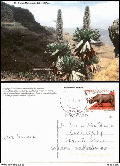 _Äthiopien allgemein ETHIOPIA The Simen Mountains National Park 2000
