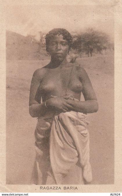 CARTOLINA RAGAZZA BARIA ETIOPIA COLONIE ITALIANE - (V_4087