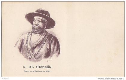 Afrique  - Ethiopie -  Royauté -  Empire - Ménelik
