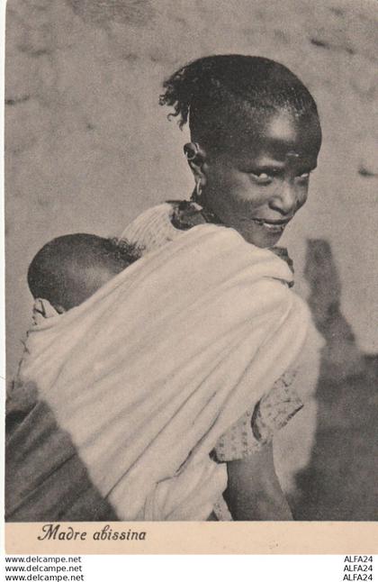 CARTOLINA MADRE ABISSINA ETIOPIA (RY7113