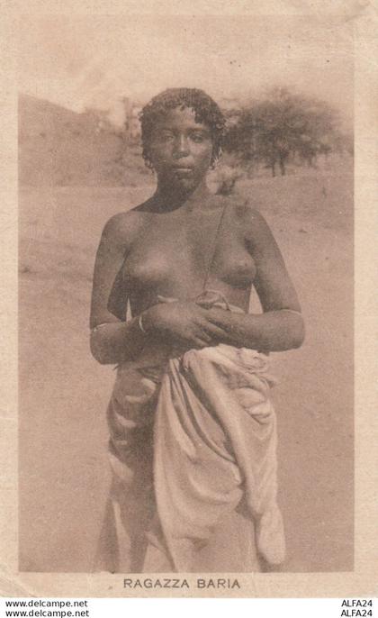 CARTOLINA RAGAZZA BARIA ETIOPIA COLONIE ITALIANE - (V_4087