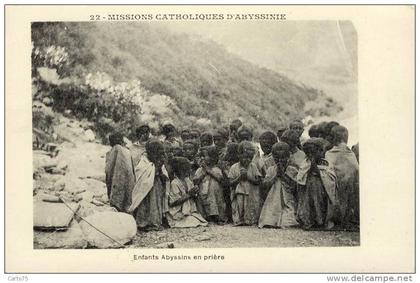 Ethiopie - Missions Catholiques Abyssinie - Religion - Enfants