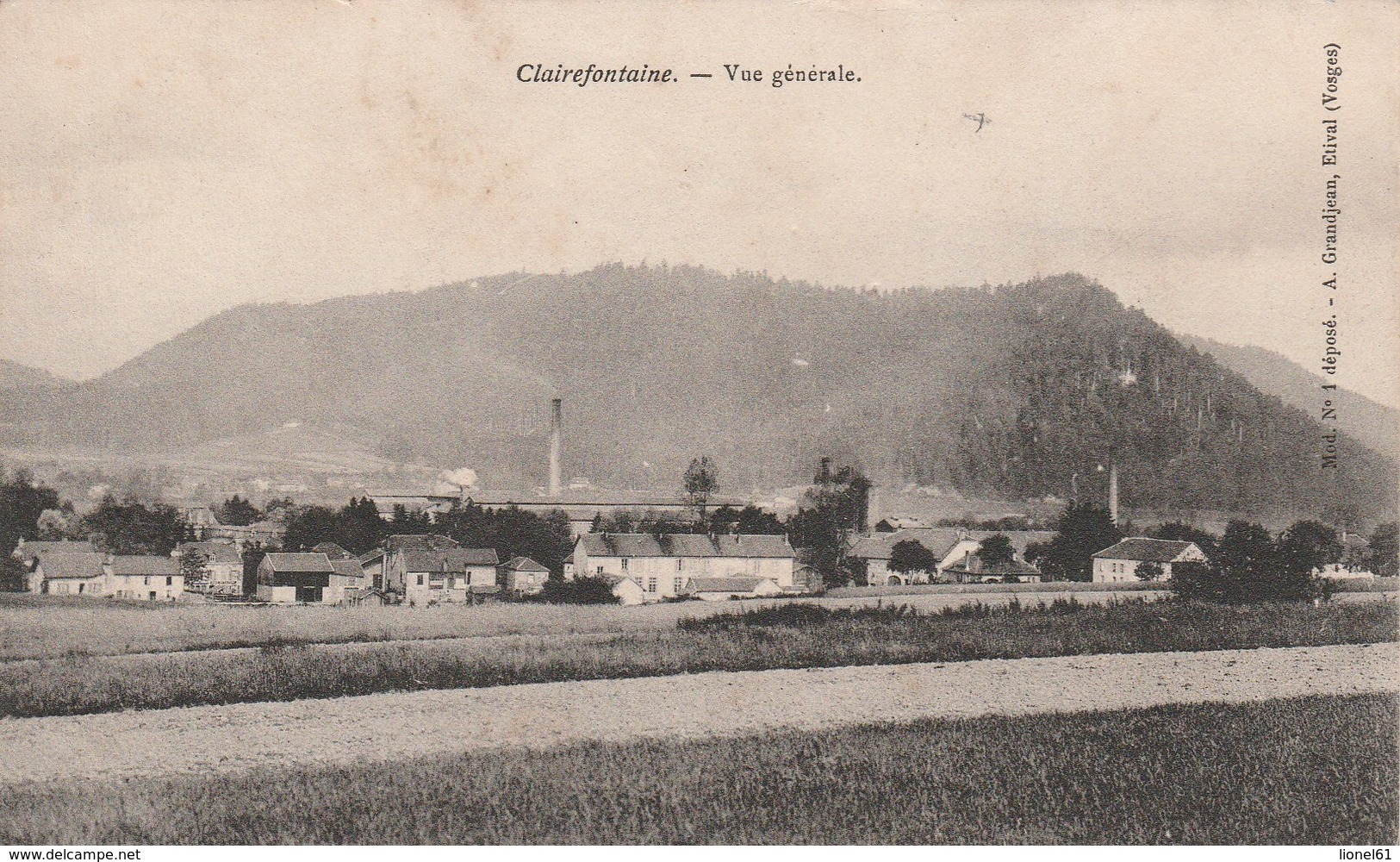 ETIVAL : (88) CLAIREFONTAINE vue générale