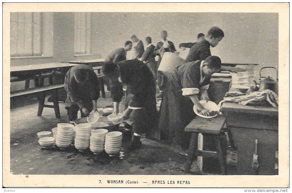 Etr - Asie - Corée du Nord - WONSAN - Après les Repas