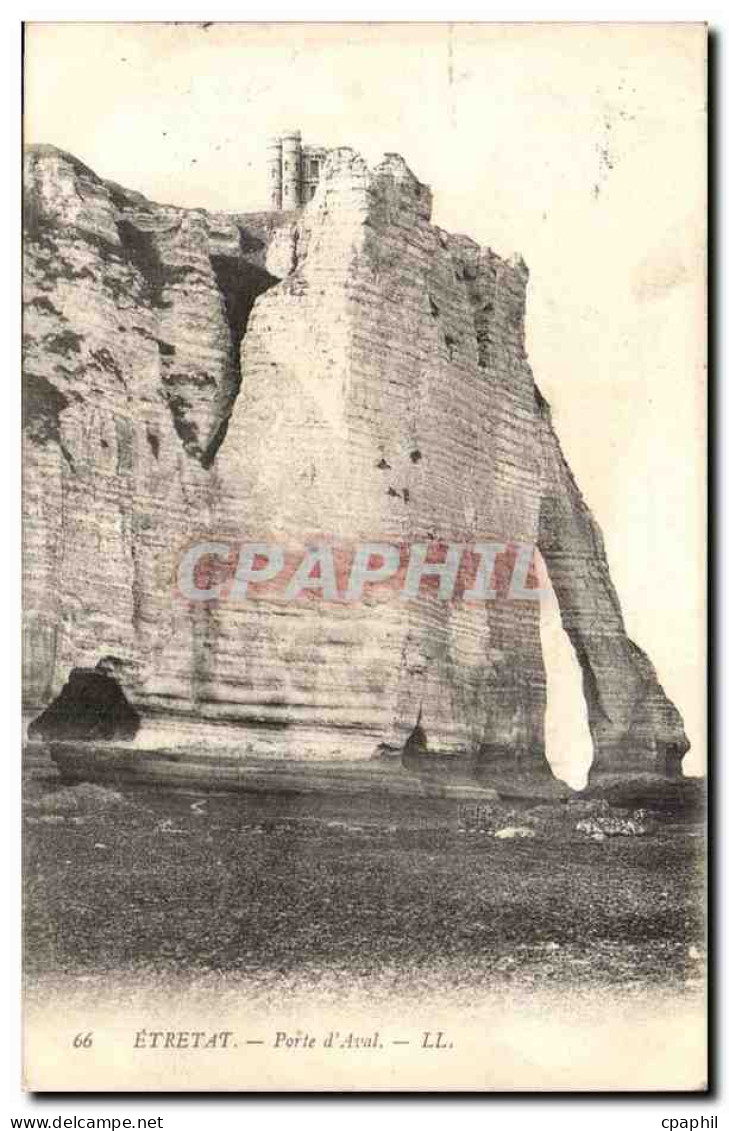 Etretat CPA Porte d'aval