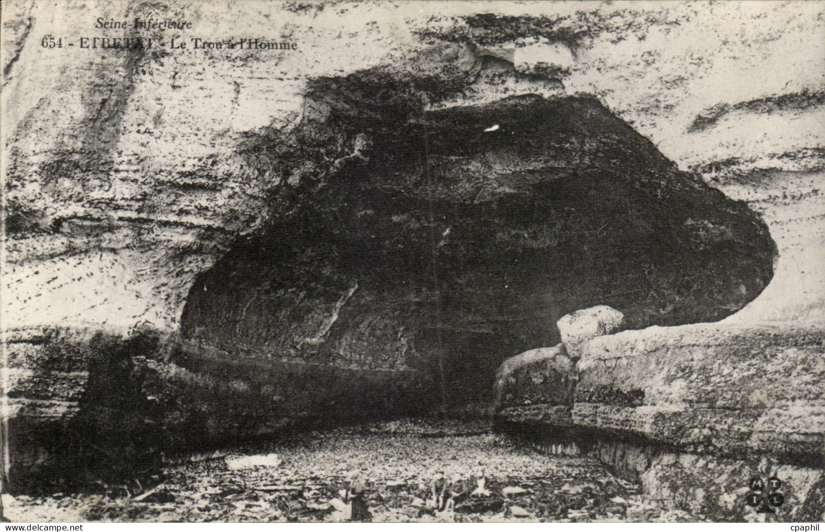 Etretat - Le Trou a l'Homme - CPA