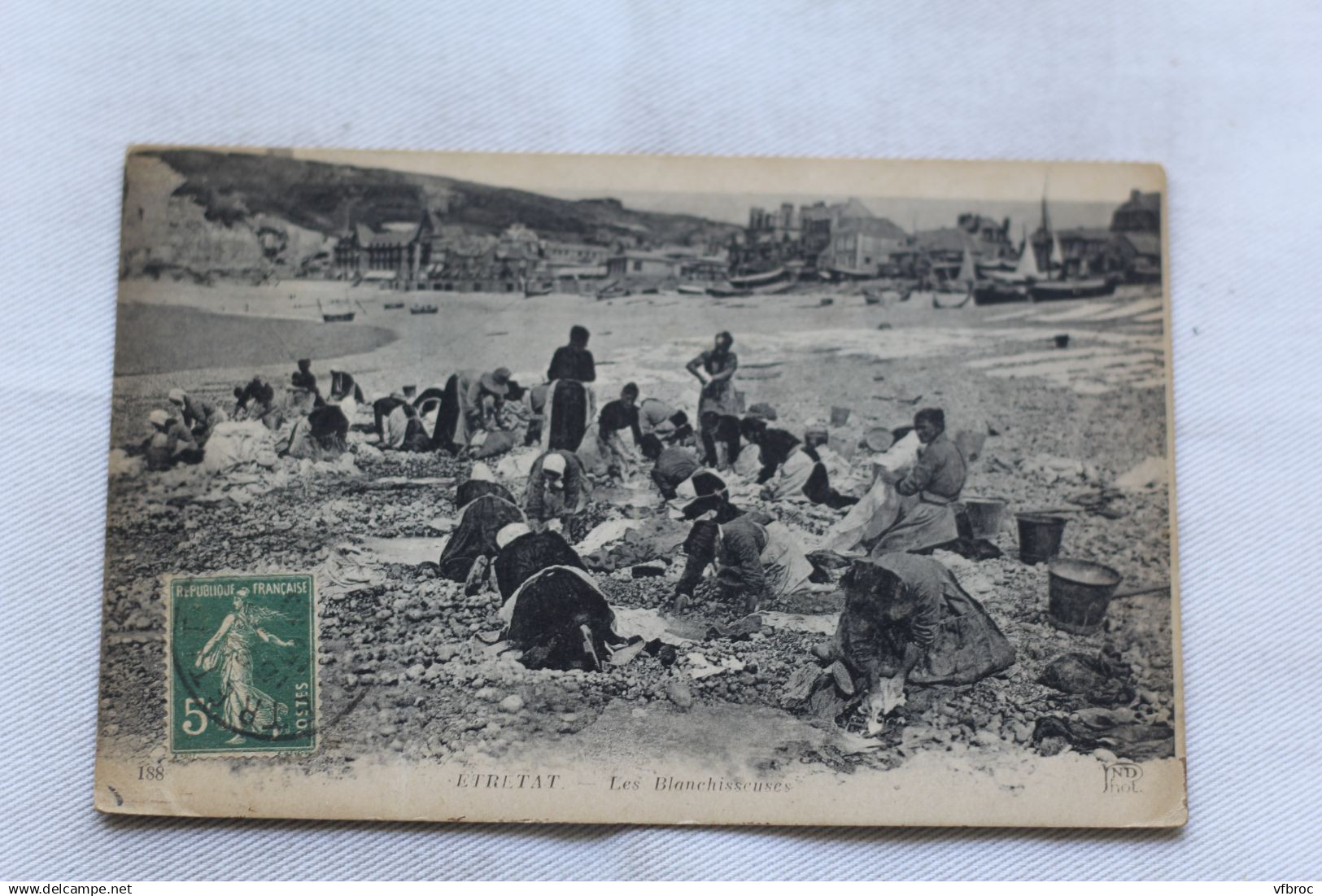 Etretat, les blanchisseuses, Seine Maritime 76