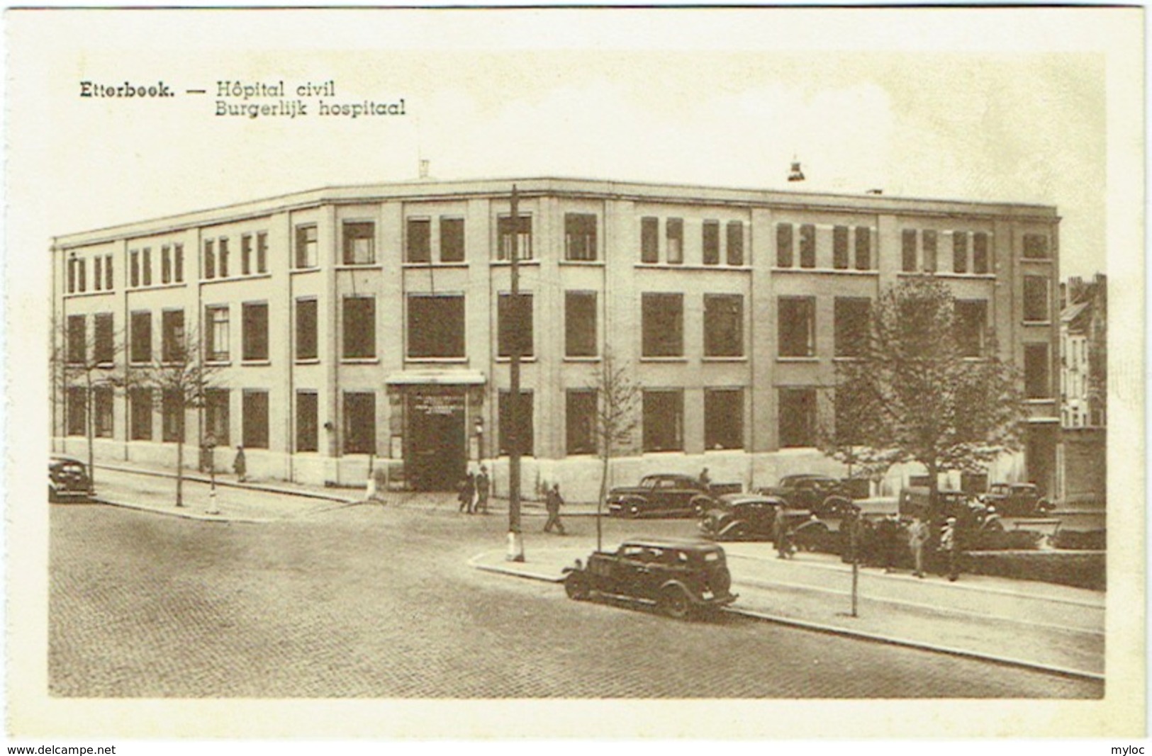 Etterbeek. Hôpital Civil.