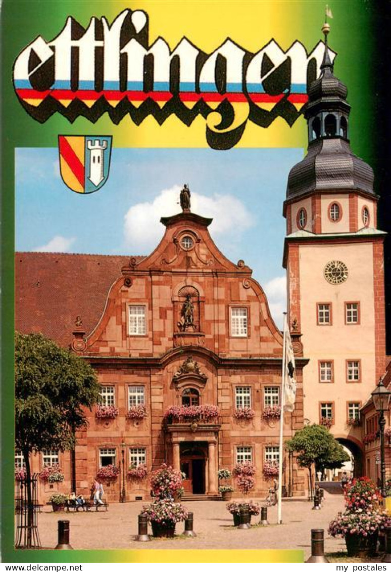 Ettlingen Rathaus mit Rathausturm
