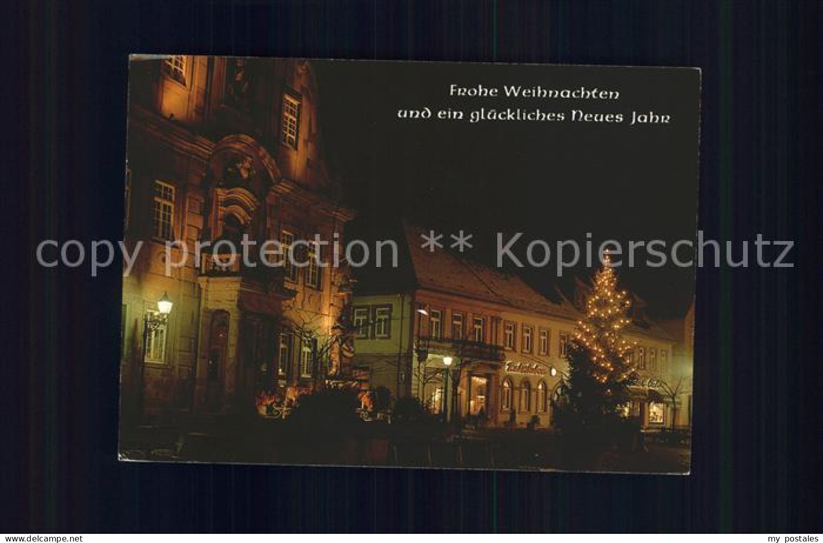 Ettlingen Weihnachtszeit Neujahrskarte