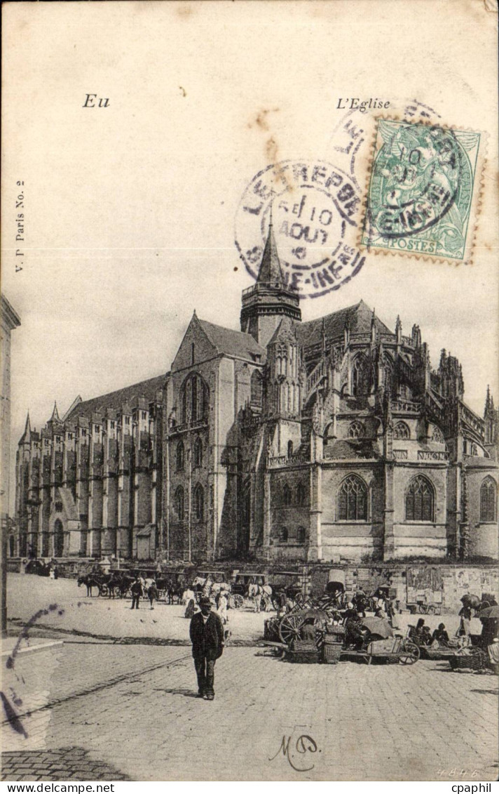 Eu - L'Eglise CPA Marche