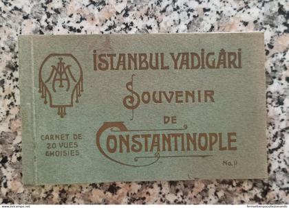 au212 libretto 20 cartoline souvenir de costantinople turchia