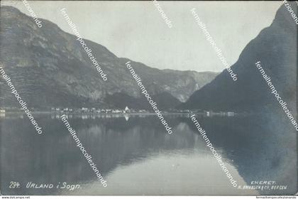 bd89 cartolina urland i sogn norvegia norway