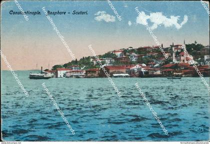 be506 cartolina constantinople bosphore scutari  turchia turkey