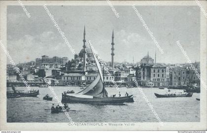 cf501 cartolina constantinople mosque turchia turkey
