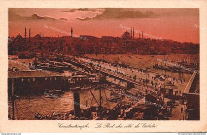 di87 cartolinacostantinople, cote de galata, turchia