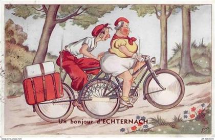Echternach - Echternach (Luxemburg) Fahrrad mit Leporello I-II - 55096460