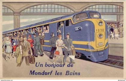 Mondorf-les-Bains - Mondorf (Luxemburg) Leporello, Bahnhof, Eisenbahn I-... - 55096814