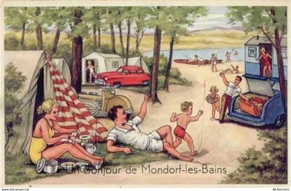 Mondorf-les-Bains - Mondorf (Luxemburg) Leporello, Campingausflug am See... - 55096817