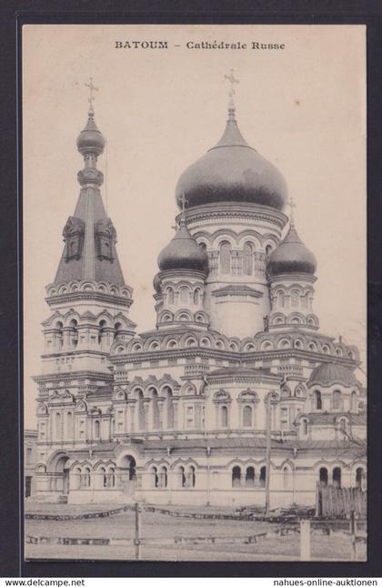 Ansichtskarte Batoum Georgien Adscharien Am schwarzen Meer Chatedrale Russe