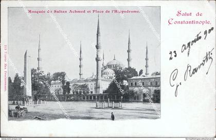 au20 cartolina salut da constantinople turchia