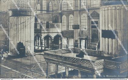 cf493 cartolina fotografica constantinople  turchia turkey