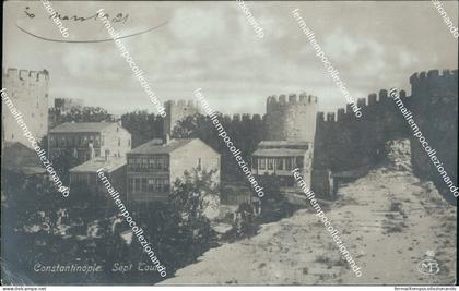 cf499 cartolina fotografica constantinople  turchia turkey