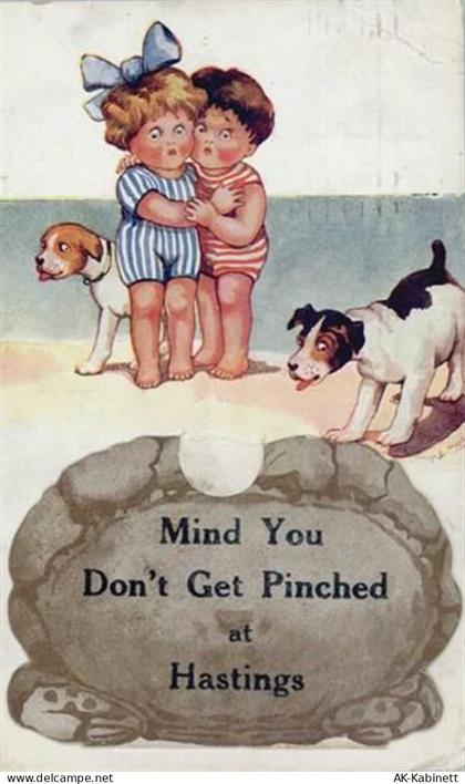 Hastings - Hastings (Großbritannien) Leporello Kinder, Hunde II (Stauchu... - 55120318