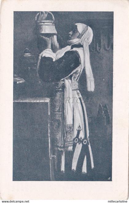 NORTH MACEDONIA - Costume des paysannes de la region de Skopié, Postcard