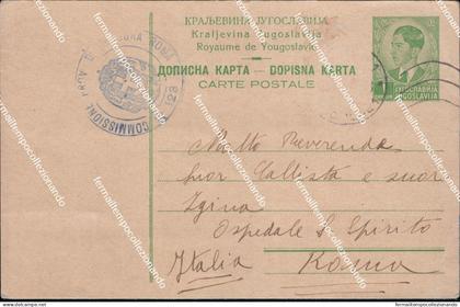 au436 cartolina intero postale kraljevina jugoslavia