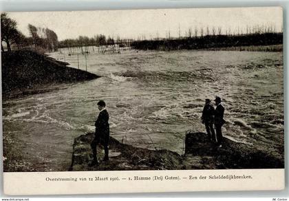 Hamme 1906 - Überflutung eine der Scheldedeichbruch - 13182758