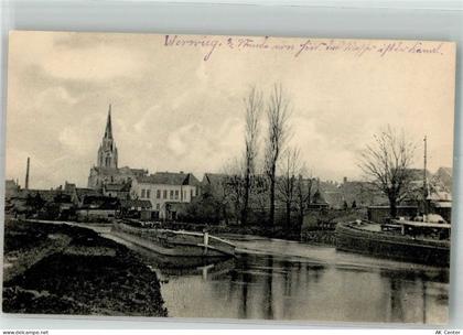 Wervik Wervicq 1918 Foto AK Frahctkähne Kirche - 38242178