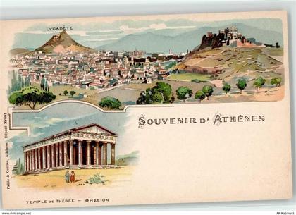 Athen Athenes Lithographie - 52142912