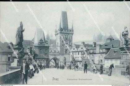 cf291 cartolina prag praga kleinseltner bruckenthome repubblica ceca