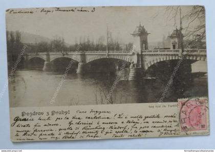 da102 cartolina pozdrav praby repubblica ceca