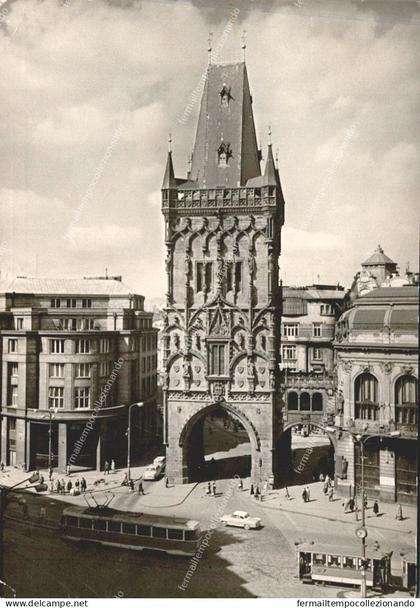 dv229 cartolina praha,the powder tower,repubblica ceca