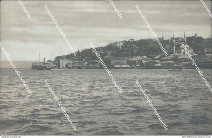 cf488 cartolina fotografica  constantinople  turchia turkey