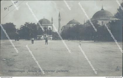 cf506 cartolina  fotografica constantinople  turchia turkey