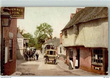 Herne Bay 1912 - Herne Village, Postkutsche AK - 10295825