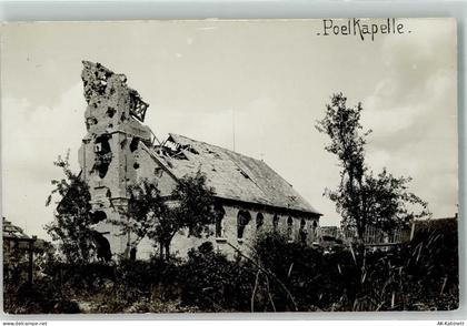 Langemark-Poelkapelle Foto AK Kirche zerschossen - 39755816
