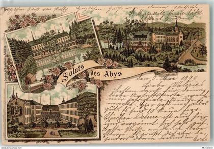 Paliseul 1899 Lithographie Château-ferme des Abyss - 13481156
