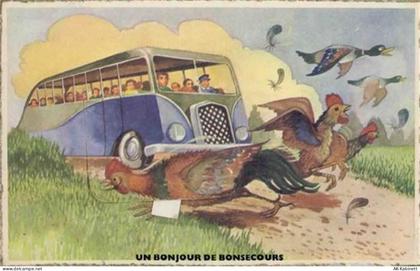 Peruwelz - Péruwelz (Belgien) Leporello Omnibus, Hühner, Enten, Un Bonjo... - 55096888