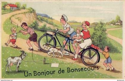 Peruwelz - Péruwelz (Belgien) Leporello Tandem, Un Bonjour de Bonsecours... - 55096890
