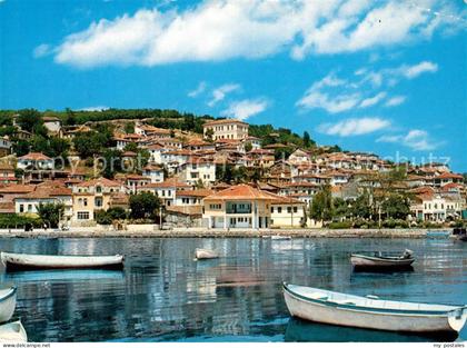 Ohrid Hafen Panorama