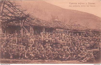 NORTH MACEDONIA - Das serbische Militar bei Tetovo, Postcard
