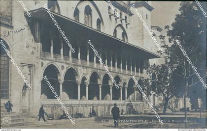cf494 cartolina fotografica constantinople  turchia turkey